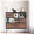 3-Tier Wood Storage Cabinet with Drawers