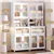 73' Collapsible Kitchen Pantry Cabinet with Wheels, Storage Organizer