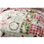 MarCielo Christmas Quilt Set Queen Size - Red Green Plaid Patchwork