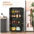 Multi-Compartment Storage Cabinet - Black