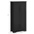 Multi-Compartment Storage Cabinet - Black