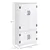 Multi-Compartment Storage Cabinet - White