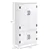 Multi-Compartment Storage Cabinet - White