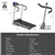 Electric Foldable Treadmill with LCD Display