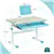 Height-Adjustable Kids Study Desk with Book Stand