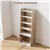 6-Tier Ladder Bookcase - Natural