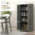 Multi-Compartment Storage Cabinet - Gray