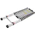 12.5 ft Telescoping Aluminum Ladder, Portable & Multi-Purpose