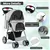 Portable Pet Stroller - Gray