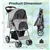 Portable Pet Stroller - Gray