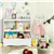 Kids Bookcase Storage Organizer White