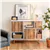 6 Storage Compartments Sideboard Storage Cabinet