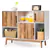 6 Storage Compartments Sideboard Storage Cabinet