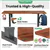 IMGadgets Standing Electric Adjustable Desk, 40' x 24' (Brown)