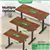 IMGadgets Standing Electric Adjustable Desk, 40' x 24' (Brown)