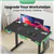 IMGadgets Standing Electric Adjustable Desk, 47' x 24' (Black)