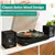 Bluetooth Powered Bookshelf Speakers, Black.