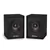 Bluetooth Powered Bookshelf Speakers, Black.