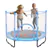 60' Trampoline for Kids Mini Trampoline with Net Indoor Outdoor