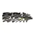 Stanley Professional Grade Black Chrome Socket Set, 122-pc, SAE/Metric