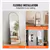 Arched Full Length Mirror 65'' x 22'' Full Body Mirror Standing