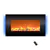 Wall-Mounted Electric Fireplace with Remote & Heat Adjustment