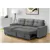 Urban Cali Venice Sectional Sofa with Reversible Chaise in Charcoal