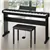 Casio Ultra Compact CSF-10 88 Note Digital Piano Bundle with Bench