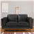 Valencia Artisan Leather Loveseat, Black