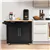 Kitchen Rolling Island - Black