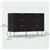 Elegant & Stylish 6-Drawer Storage Cabinet with Gold Accents