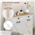 Secure & Stylish Tilt-Out Laundry Cabinet with 2 Baskets & 2 Drawers