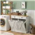 Secure & Stylish Tilt-Out Laundry Cabinet with 2 Baskets & 2 Drawers