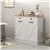 Secure & Stylish Tilt-Out Laundry Cabinet with 2 Baskets & 2 Drawers