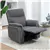 Luxury Comfortable Steel Frame Manual Recliner, Easy Assembly