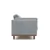 Valencia Artisan Swiss Linen Three Seat Sofa, Grey