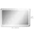 39' x 24' LED Bathroom Mirror, Wall-Mounted with Anti-Fog, Touch Butto