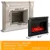 28.5 Inch Electric Fireplace with 3 Flame Colors