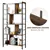 4 Tier Floor Standing Bookshelf  Storage Rack