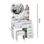 Heart-Shaped LED Mirror Makeup Vanity Set, Dressing Table For Kids