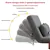 3-in-1 Convertible Folding Sofa Bed with Adjustable Backrest(Grey)