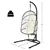 Indoor Outdoor Swing Hanging Wicker Egg Chair