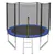 10 Feet Outdoor Trampoline Bounce Combo with Safety Closure Net Ladder