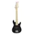 30' Black Electric Guitar for Beginners with 5W Amp, Bag & Strap