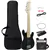 30' Black Electric Guitar for Beginners with 5W Amp, Bag & Strap