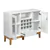 Wood Wine Storage Cabinet Console Table