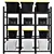 Heavy-Duty 12-Tote Storage Rack for Home Garage Warehouse Organization