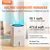 3L Evaporative Humidifiers No Mist for Bedroom Top Fill Quite 300 ml/h