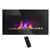 Powerful Wall-Mounted Electric Fireplace, 7-Color Flame, Energy-Effic