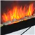 Powerful Wall-Mounted Electric Fireplace, 7-Color Flame, Energy-Effic